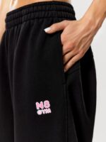 NEVERLATE Спортивные брюки свободного кроя для фитнеса черные NW01.1358.1 — изображение 5