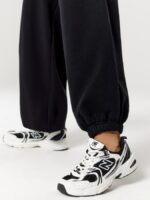 NEVERLATE Спортивные брюки свободного кроя для фитнеса черные NW01.1358.1 — изображение 6