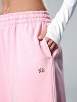 NEVERLATE Спортивные брюки свободного кроя для фитнеса розовые NW01.1358.2 — изображение 6