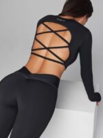 NEVERLATE Рашгард с открытой спиной черный NW12.1275.2 — изображение 4