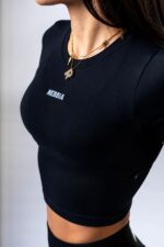 NEBBIA Топ Seamless Short-Sleeve Top POWER 891 BLACK — изображение 2