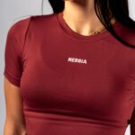 NEBBIA Топ Seamless Short-Sleeve Top POWER 891 RED