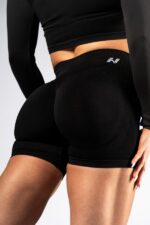 NEBBIA Шорты High-Waist Push-Up Shorts POWER 893 BLACK — изображение 2