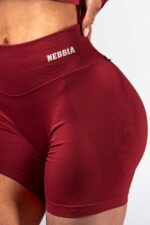 NEBBIA Шорты High-Waist Push-Up Shorts POWER 893 Red — изображение 2