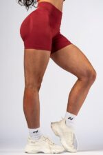 NEBBIA Шорты High-Waist Push-Up Shorts POWER 893 Red — изображение 3