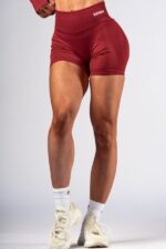 NEBBIA Шорты High-Waist Push-Up Shorts POWER 893 Red — изображение 4