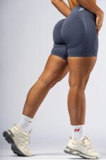 NEBBIA Шорты High-Waist Push-Up Shorts POWER 893 GREY — изображение 6