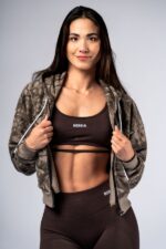 NEBBIA Худи Relaxed Zip Hoodie POWER 895 LIGHT BROWN CAMO — изображение 3