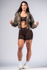 NEBBIA Худи Relaxed Zip Hoodie POWER 895 LIGHT BROWN CAMO — изображение 4