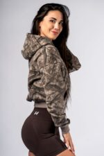 NEBBIA Худи Relaxed Zip Hoodie POWER 895 LIGHT BROWN CAMO — изображение 5