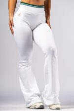 NEBBIA Леггинсы High-Waist Flared Leggings CLUB D’OR 630 white — изображение 2