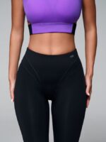 NEVERLATE Спортивные леггинсы с имитацией бикини черные NW04.1389.1 — изображение 4