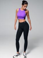 NEVERLATE Спортивные леггинсы с имитацией бикини черные NW04.1389.1 — изображение 5