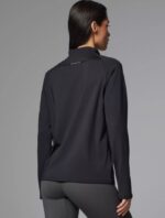 NEVERLATE Спортивный лонгслив с контрастными кантами черный NW20.1316.1 — изображение 3