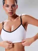 NEVERLATE Моделирующий топ-бра с контрастной окантовкой белый NW08.1445.2 — изображение 5