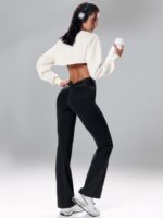 NEVERLATE Моделирующие спортивные брюки с пушап эффектом черные NW01.1477.1 — изображение 3