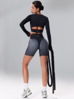 NEVERLATE Моделирующие спортивные шорты черные NW11.1478.1 — изображение 2