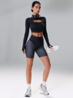 NEVERLATE Моделирующие спортивные шорты черные NW11.1478.1 — изображение 3