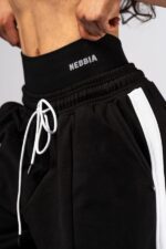 NEBBIA Брюки Oversized Sweatpants POWER 896 Black — изображение 4