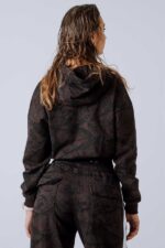 NEBBIA Худи Relaxed Zip Hoodie POWER 895 dark BROWN CAMO — изображение 5