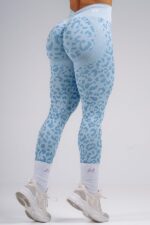 NEBBIA Лосины Push-Up Compression Leopard Leggings 849 PRIMAL синий