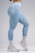 NEBBIA Лосины Push-Up Compression Leopard Leggings 849 PRIMAL синий — изображение 2