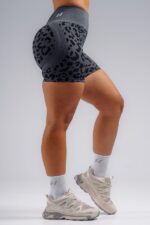 NEBBIA Шорты Push-Up Compression Leopard Shorts 856 PRIMAL черный — изображение 4