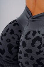 NEBBIA Шорты Push-Up Compression Leopard Shorts 856 PRIMAL черный — изображение 6