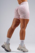 NEBBIA Шорты Push-Up Compression Leopard Shorts 856 PRIMAL розовый — изображение 2