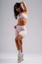 NEBBIA Шорты Push-Up Compression Leopard Shorts 856 PRIMAL розовый — изображение 6