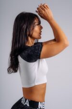 NEBBIA Топ Leopard Crop Top '97 861 PRIMA черный — изображение 3