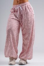 NEBBIA Брюки Baggy Leopard Sweatpants 865 PRIMA розовый